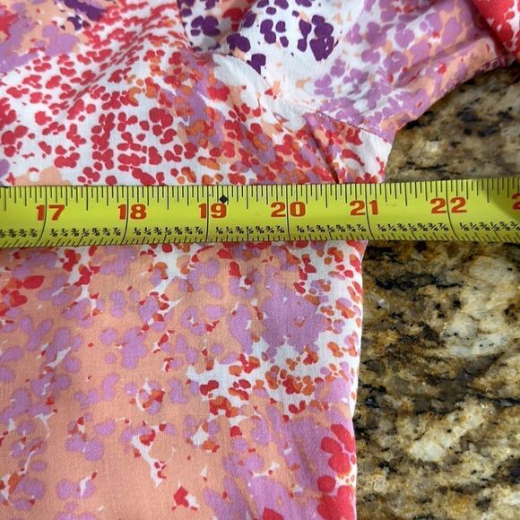 Calvin Klein Jeans 3/4 Sleeves Multi Colored Tunic Top Size M - Picture 7 of 9